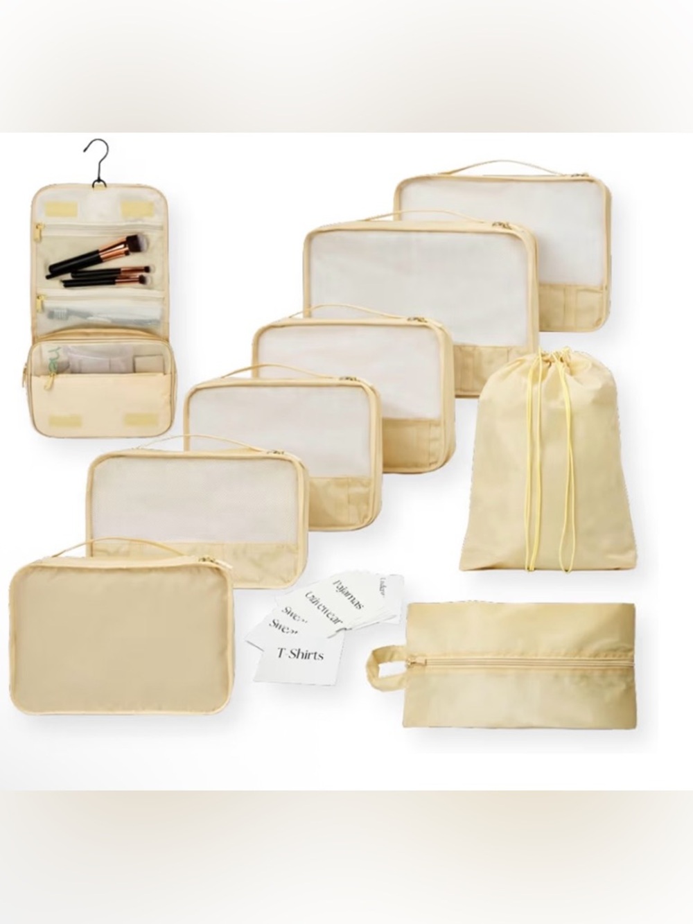 Foxy Traveler - Cute Packing Cubes - Beige - Picture 2 of 6